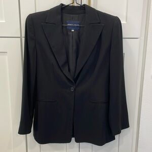 Giorgio Armani Classico 100% Wool Black Blazer